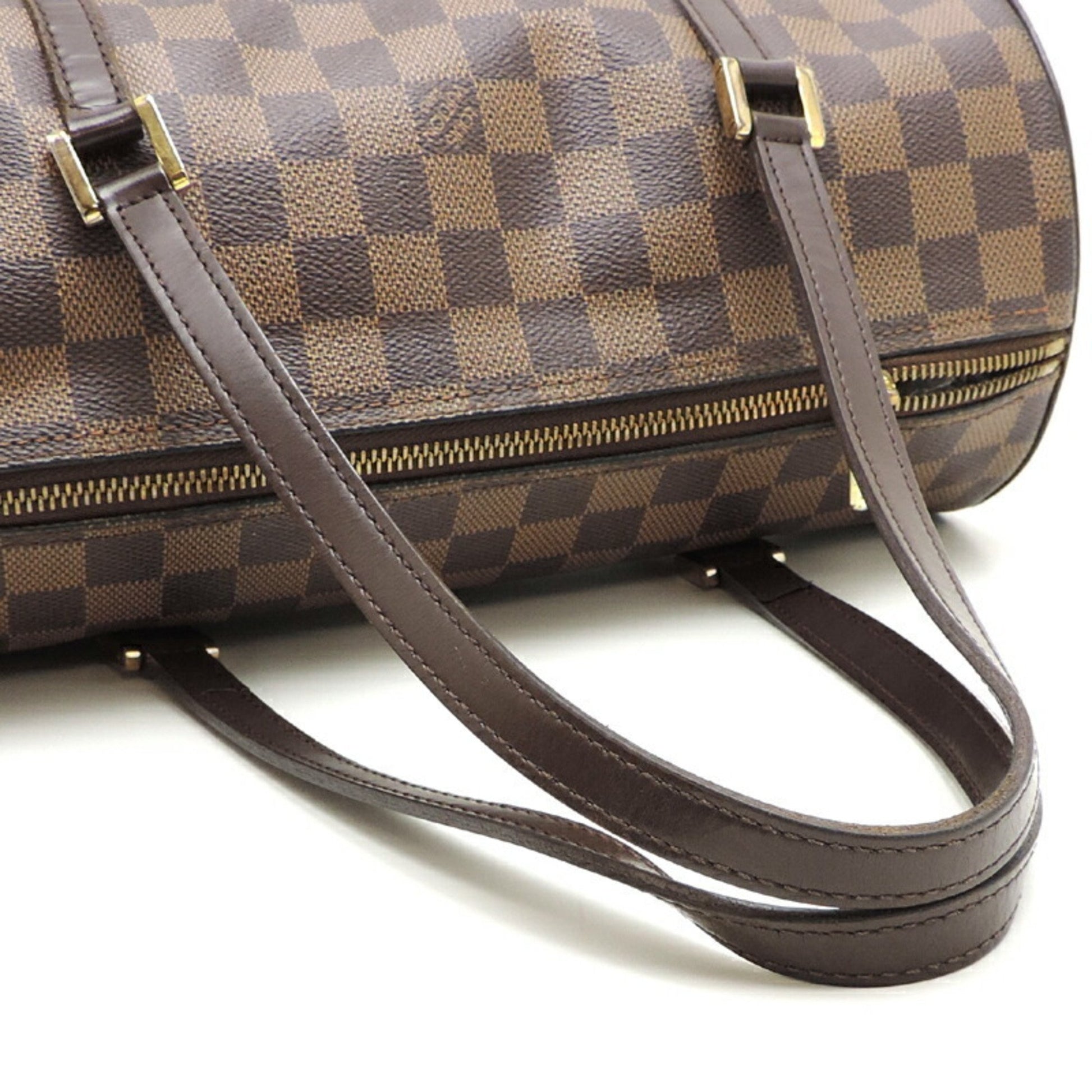 Louis Vuitton Papillon 30, Brown, Canvas, shoulder