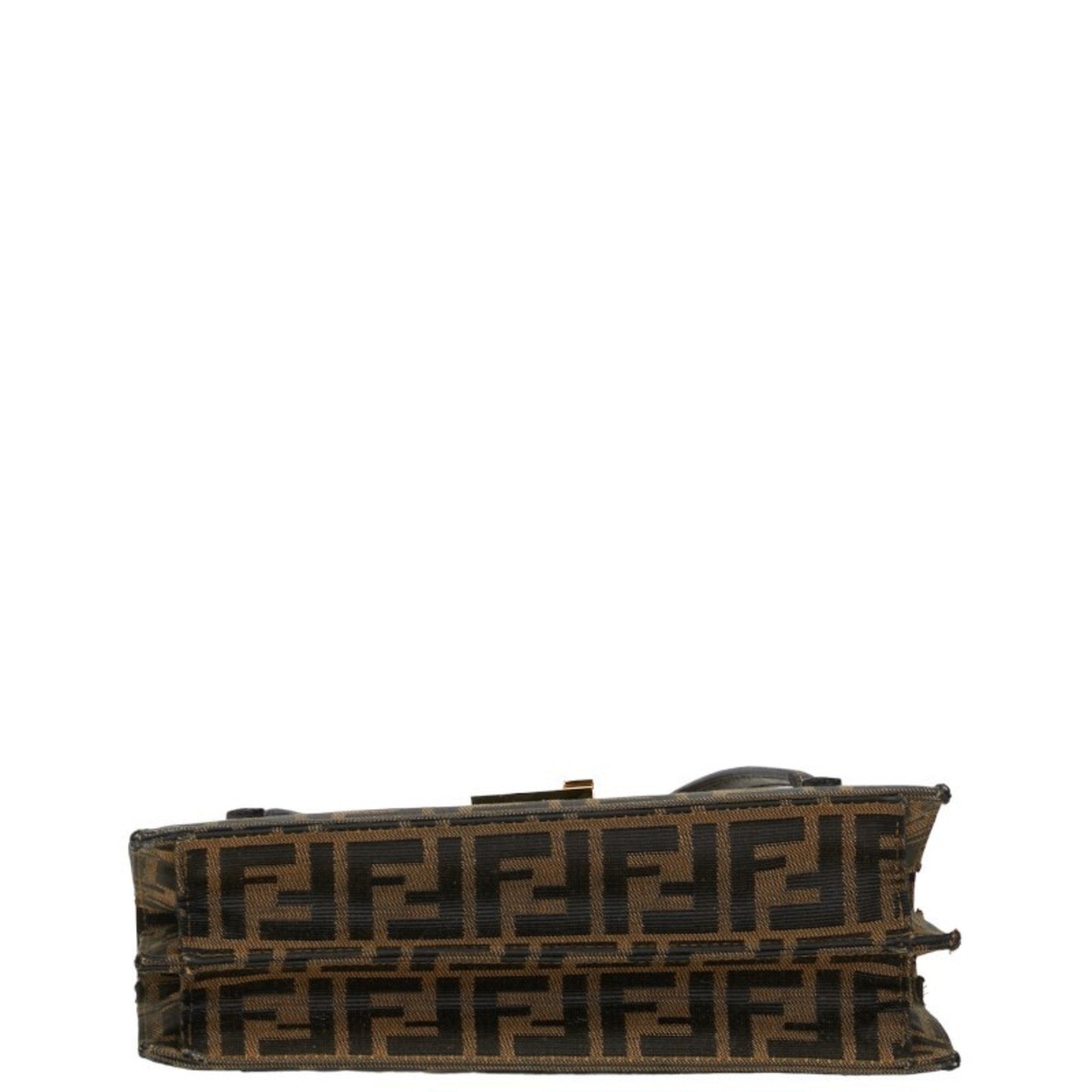 Fendi Zucca, Brown, Canvas, handbag