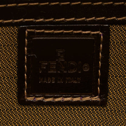 Fendi Zucca, Brown, Canvas, handbag