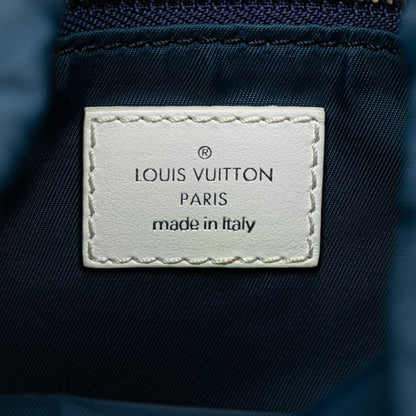 Louis Vuitton Marin, Blue, Canvas, shoulder