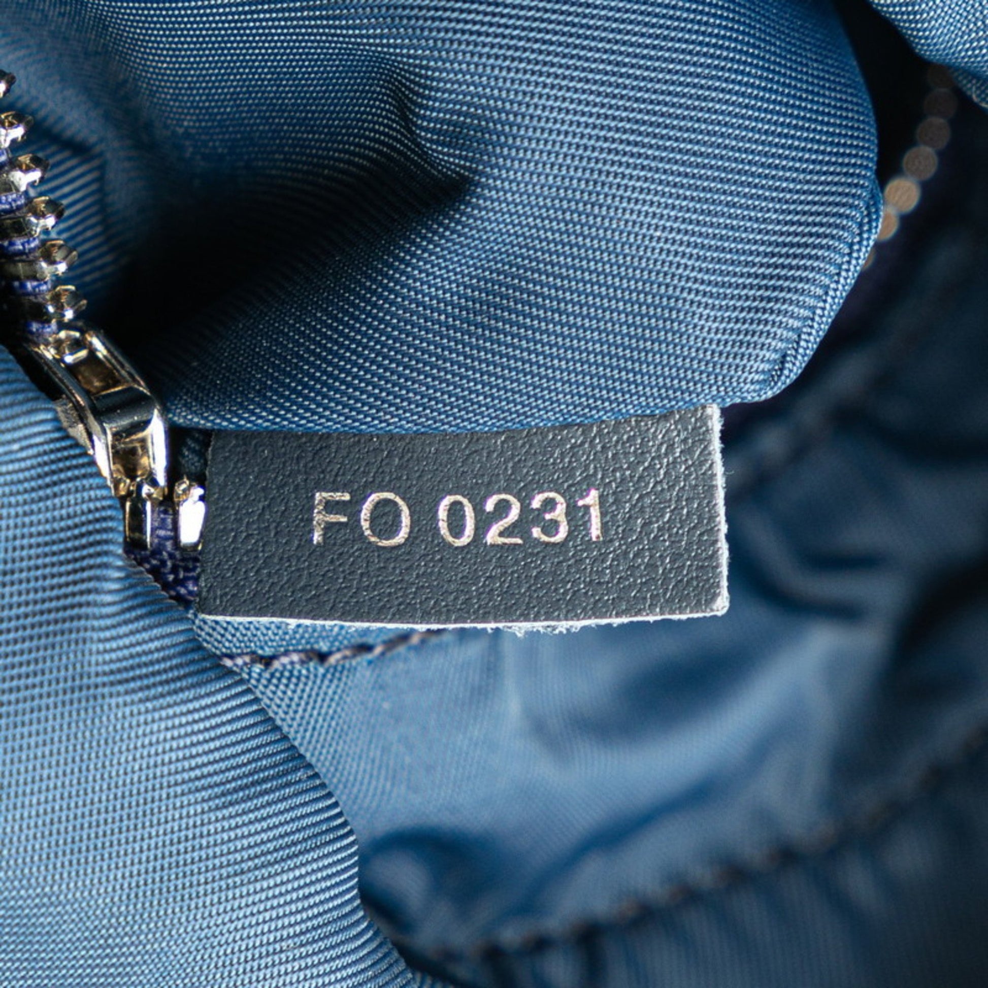 Louis Vuitton Marin, Blue, Canvas, shoulder