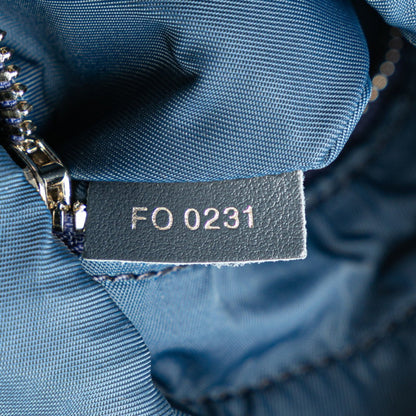 Louis Vuitton Marin, Blue, Canvas, shoulder