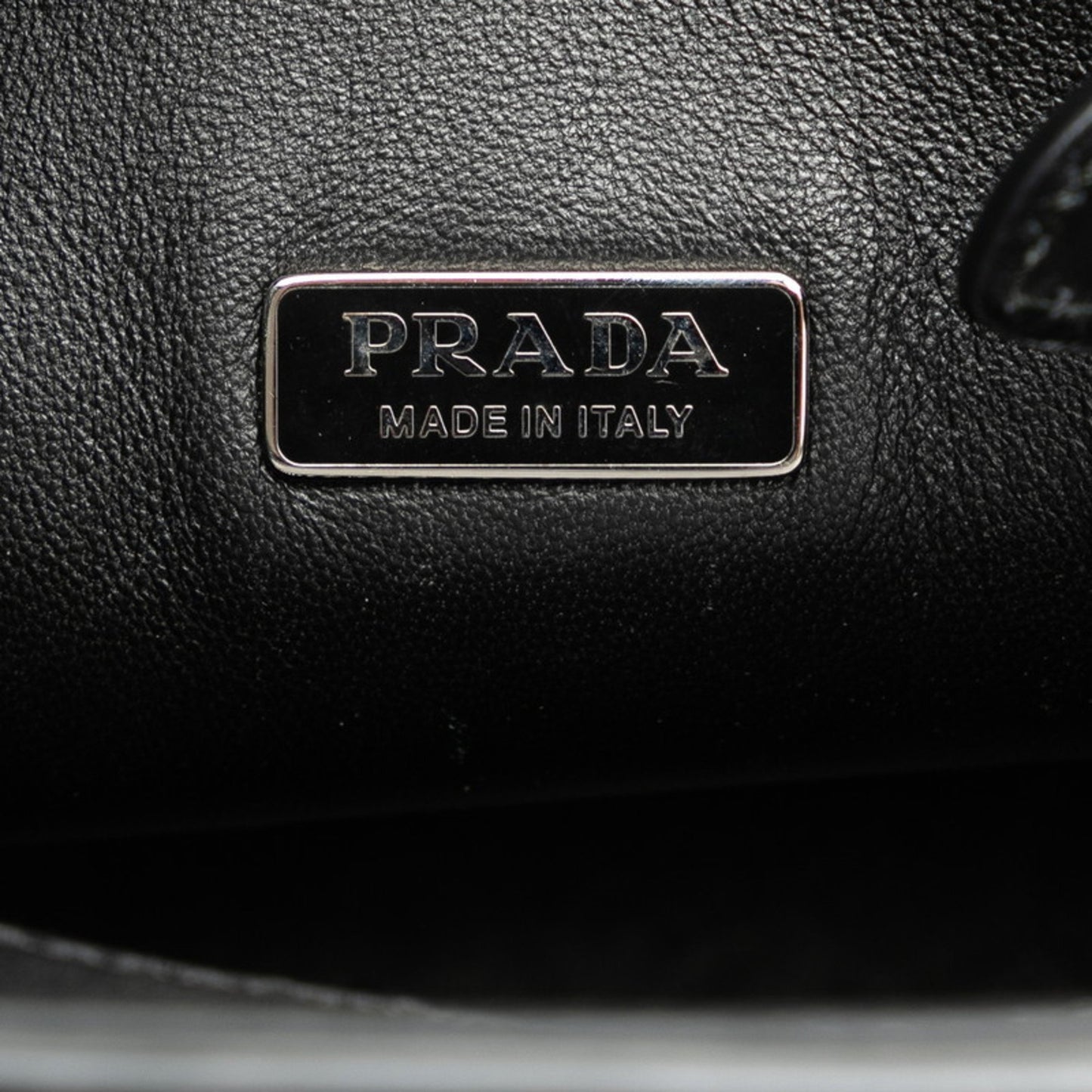 Prada Ouverture, White, Leather, shoulder