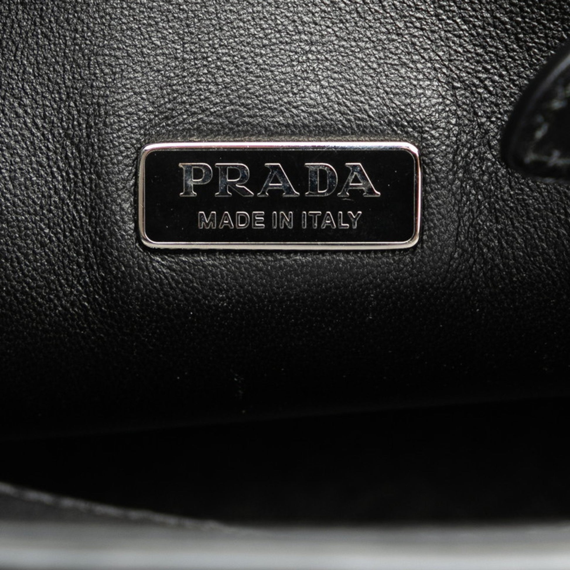 Prada Ouverture, White, Leather, shoulder