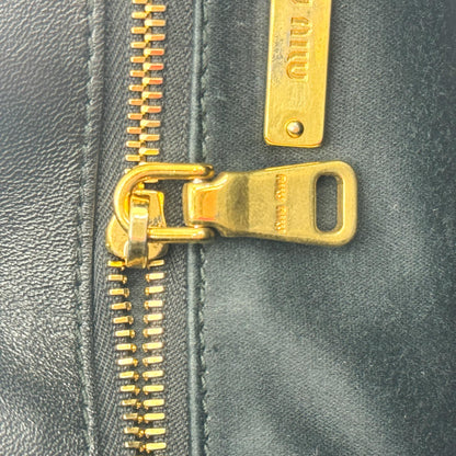 Miu Miu Confidential Matelasse Leather, Black, Leather, Crossbody Bag