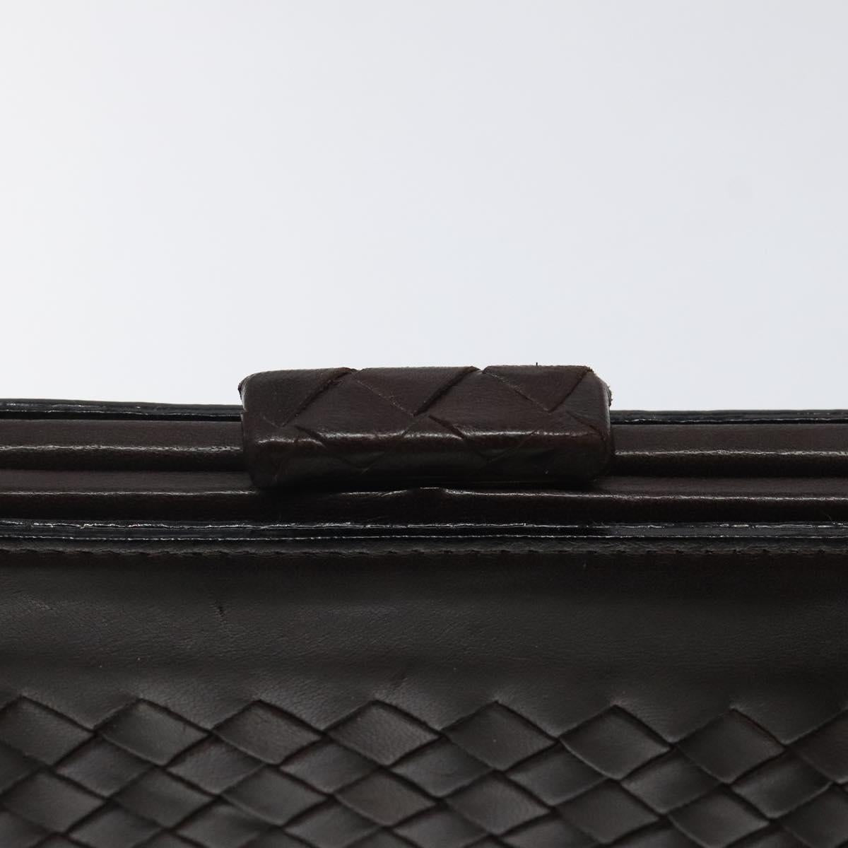 Bottega Veneta Intrecciato, Brown, Leather, handbag