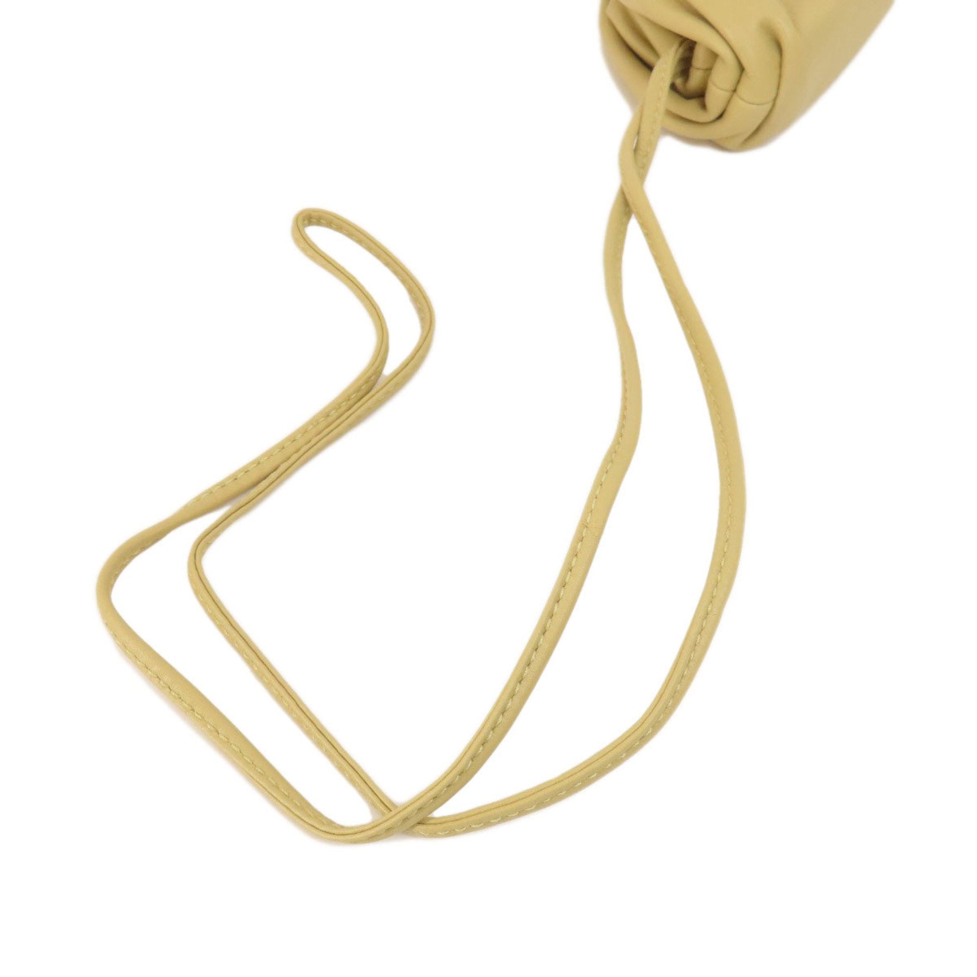 Bottega Veneta Mini pouch, Beige, Leather, clutch