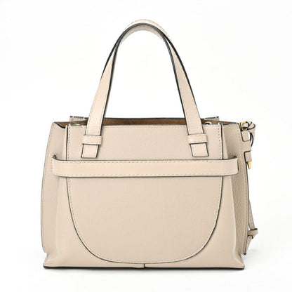 Loewe Gate Top Handle, Beige, Leather, handbag