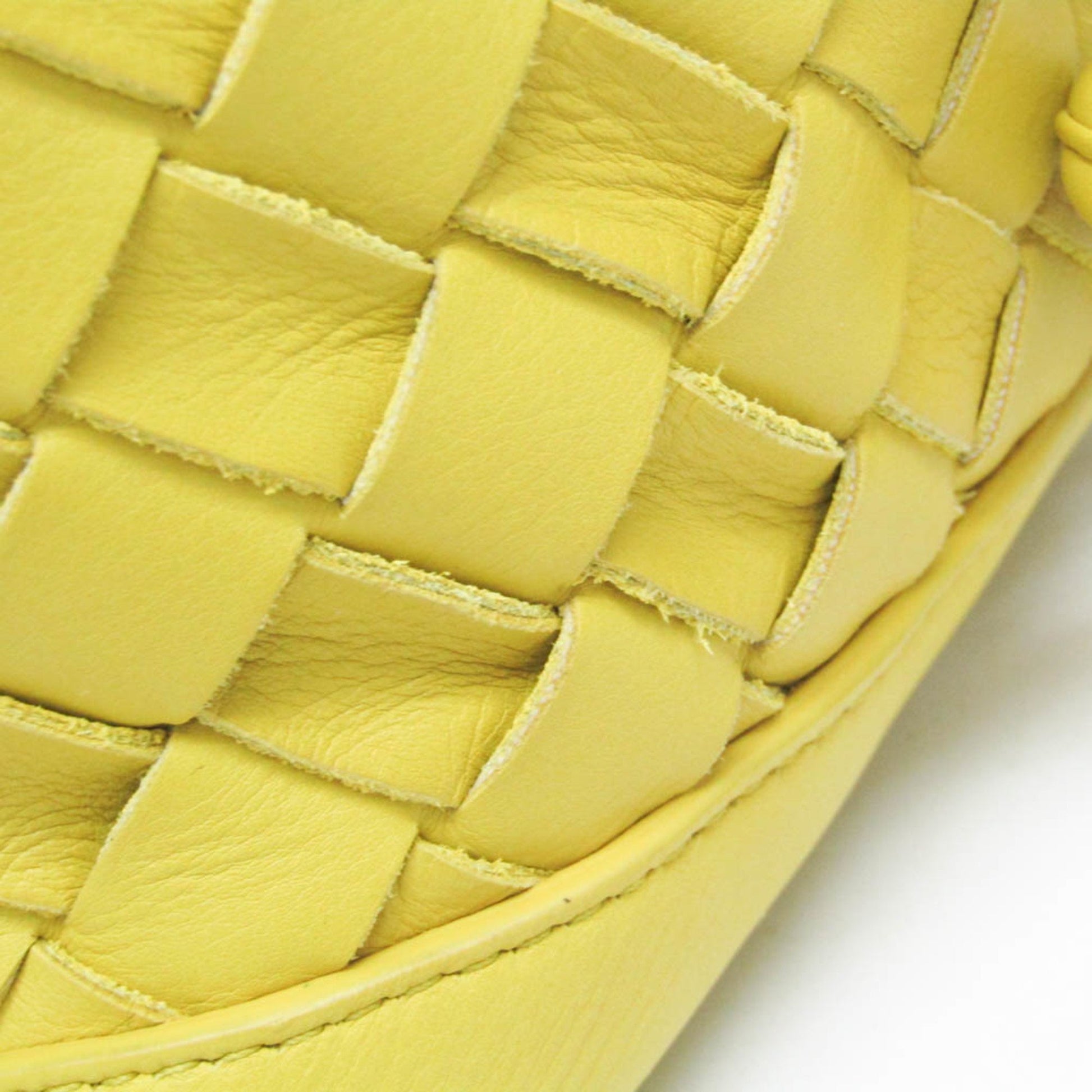 Bottega Veneta Intrecciato, Yellow, Leather, backpack