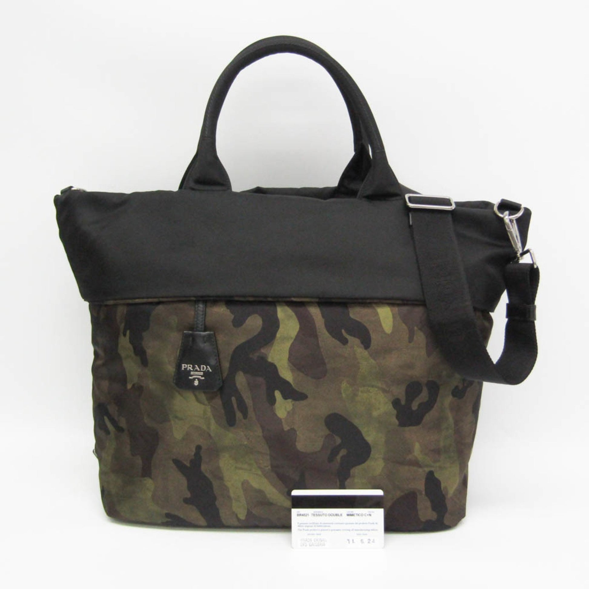 Prada Reversible, Multicolour, Canvas, tote