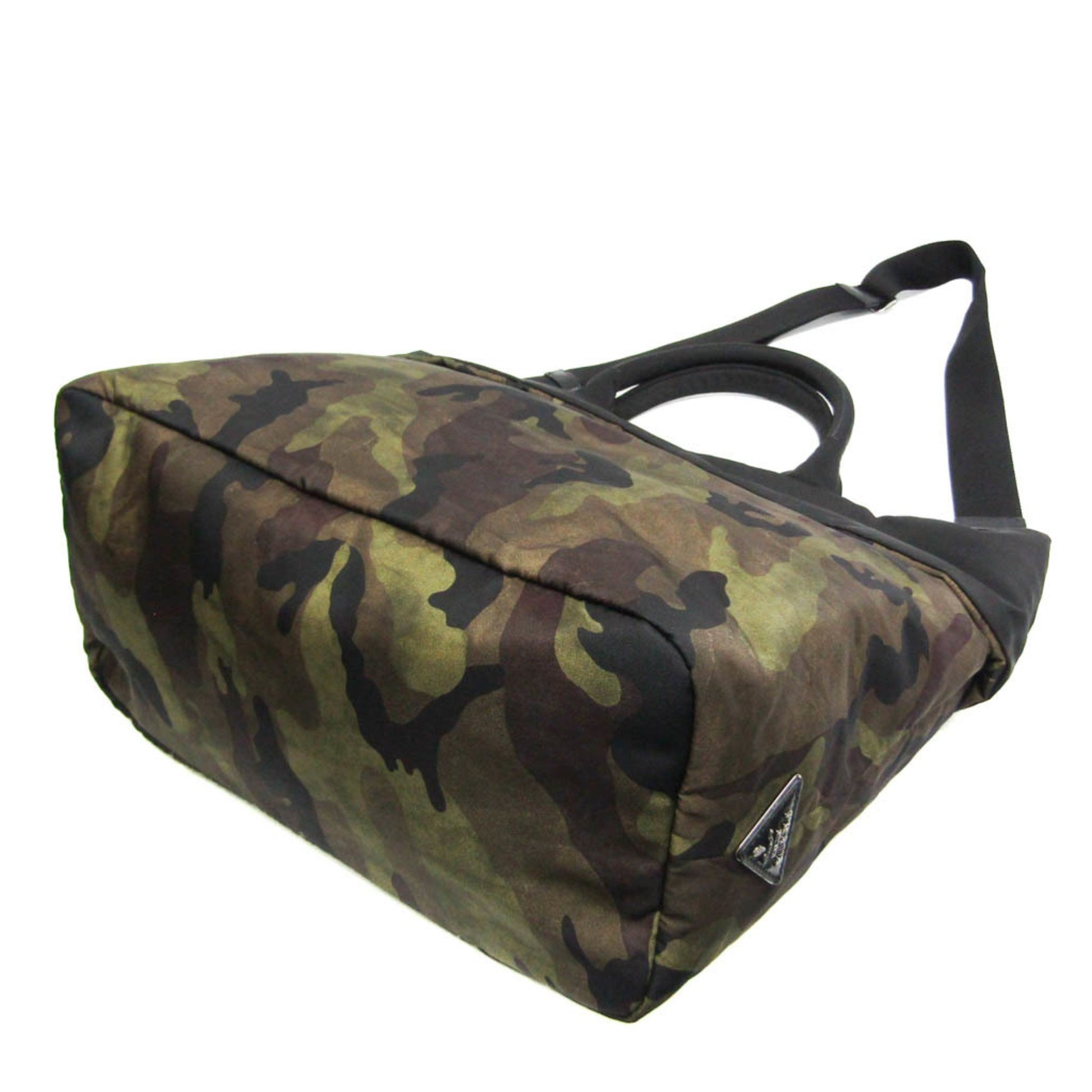 Prada Reversible, Multicolour, Canvas, tote