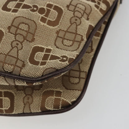 Gucci Vintage Top Handle Canvas, Beige, Canvas, Handbag