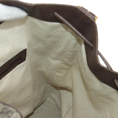 Gucci Neo Vintage Drawstring Bucket GG Coated Canvas, Beige, Canvas, Backpack