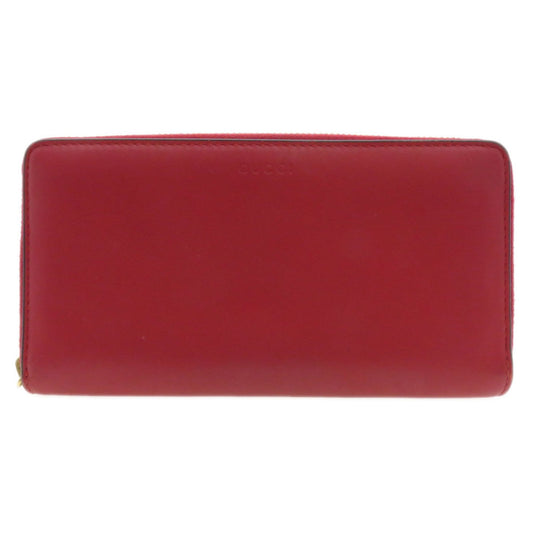 Gucci Bamboo, Red, Leather, wallet