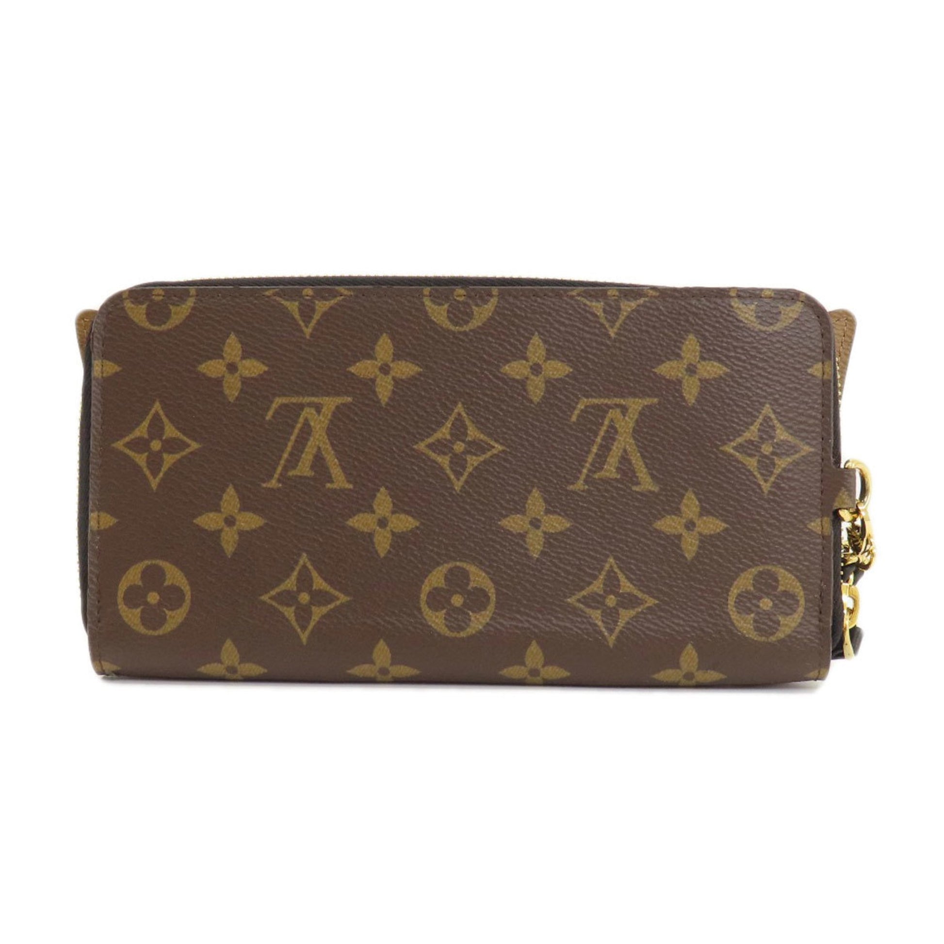 Louis Vuitton Reverse, Brown, Canvas, wallet