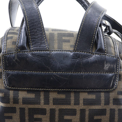 Fendi, Brown, Canvas, backpack