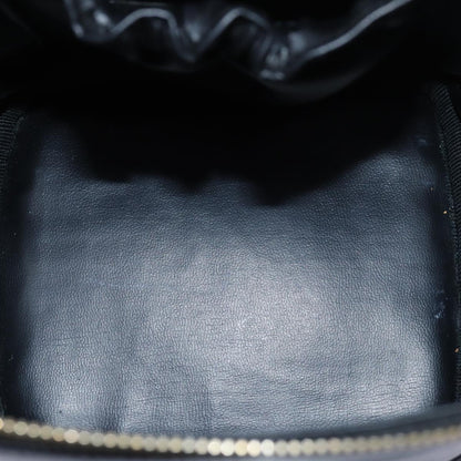 Chanel Vanity, Black, Leather, clutch