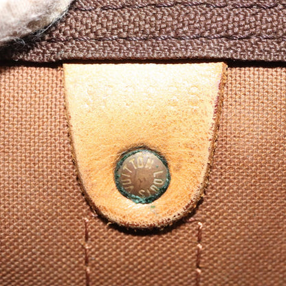 Louis Vuitton Keepall 60, Brown, Canvas, travel