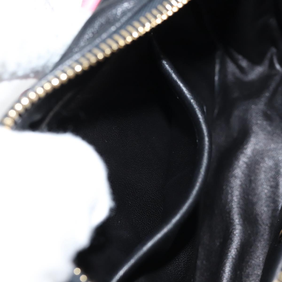 Prada Ribbon, Black, Leather, shoulder