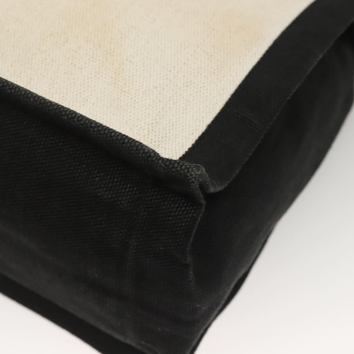 Saint Laurent Rive Gauche, White, "CANVAS, LEATHER", handbag