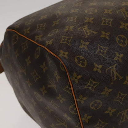 Louis Vuitton Keepall 60, Brown, Canvas, travel
