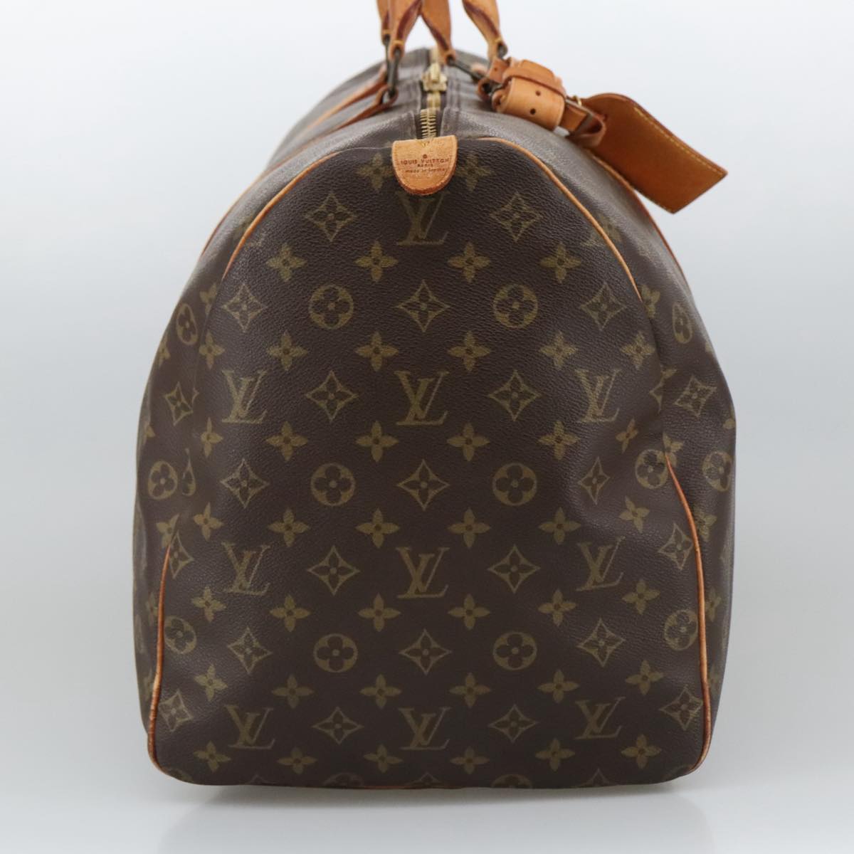Louis Vuitton Keepall 60, Brown, Canvas, travel