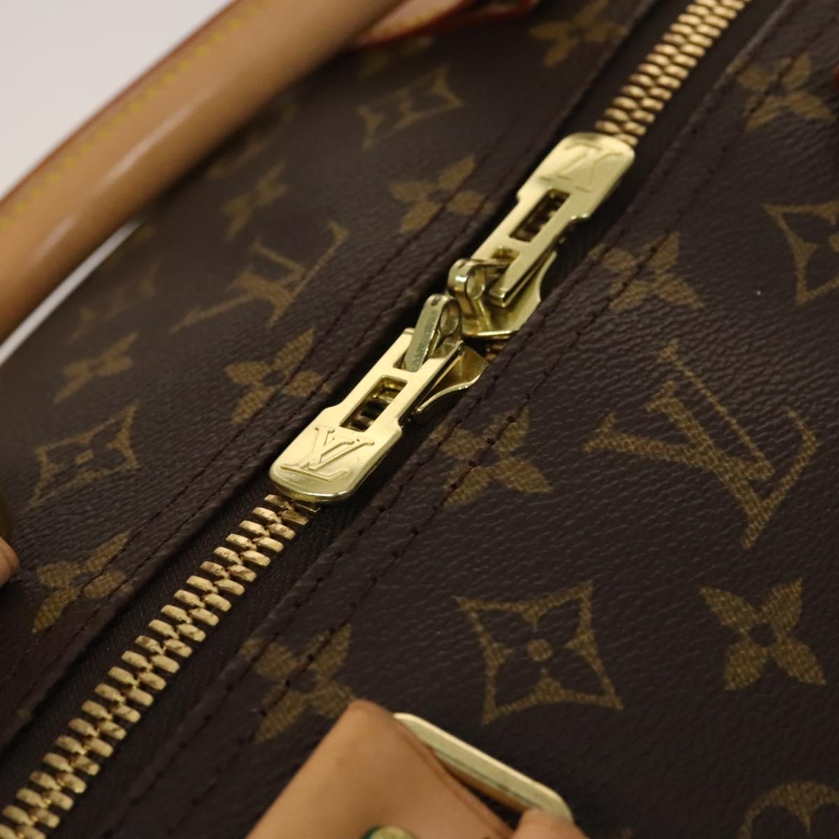 Louis Vuitton Keepall 60, Brown, Canvas, travel