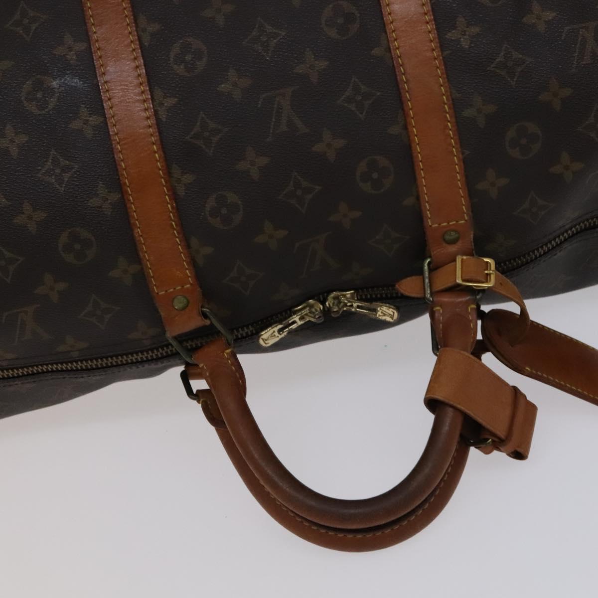 Louis Vuitton Keepall 60, Brown, Canvas, travel