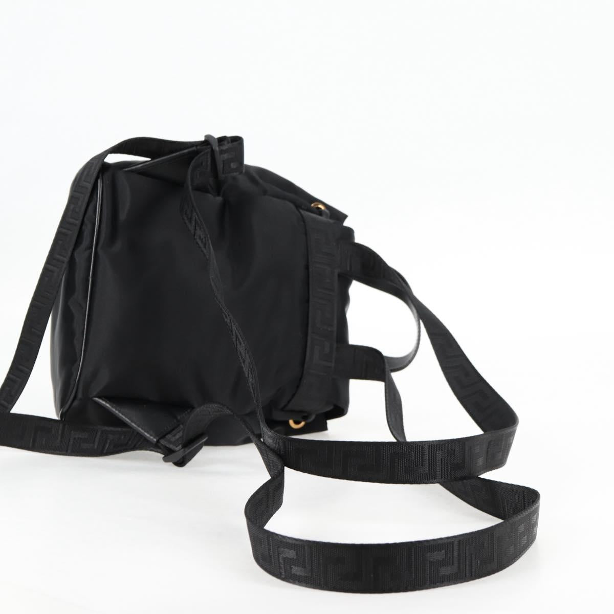 Versace Medusa, Black, NYLON, backpack