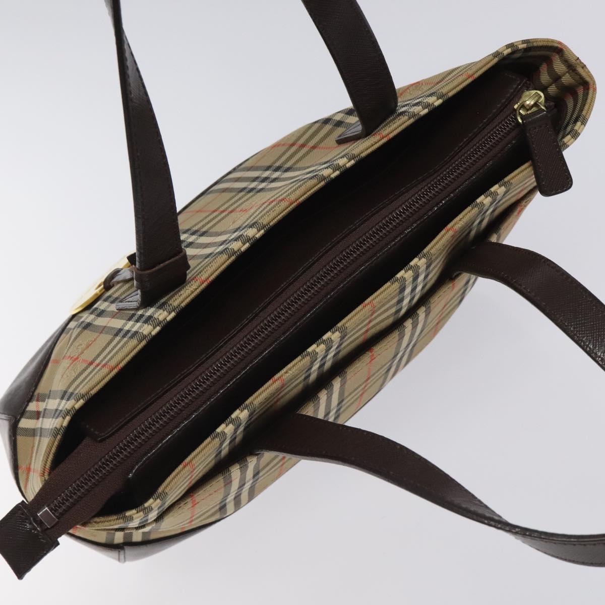 Burberry Nova Check, Beige, Canvas, tote