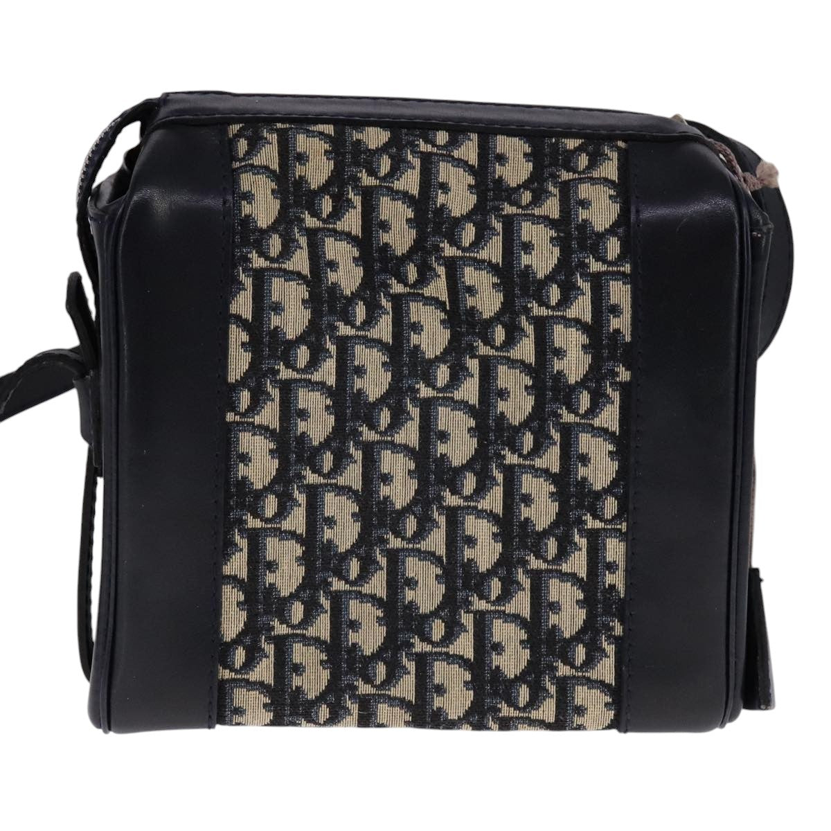 Dior Trotter, Navy, Canvas, shoulder