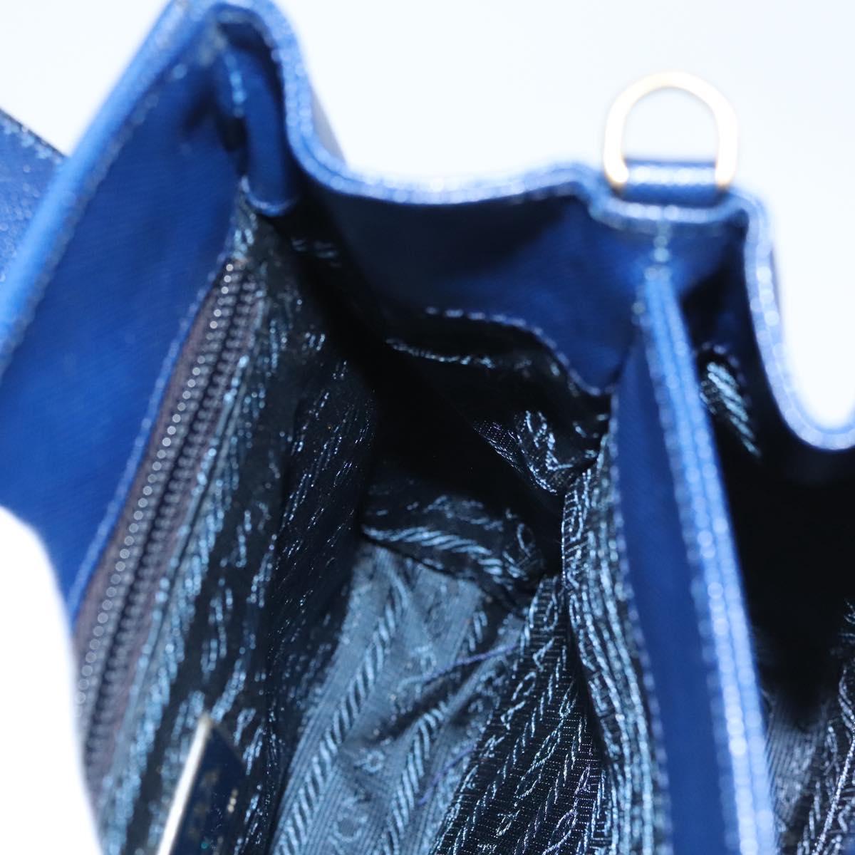 Prada Cleo, Navy, Leather, clutch
