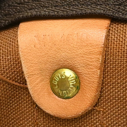 Louis Vuitton Keepall Bandoulière Monogram, Brown, Canvas, Travel Bag