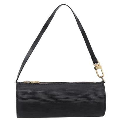 Louis Vuitton Soufflot Pochette Epi Leather, Black, Leather, Clutch