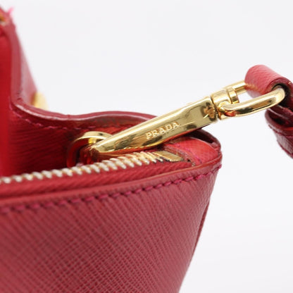 Prada Galleria  Strap Leather, Red, Leather, Handbag