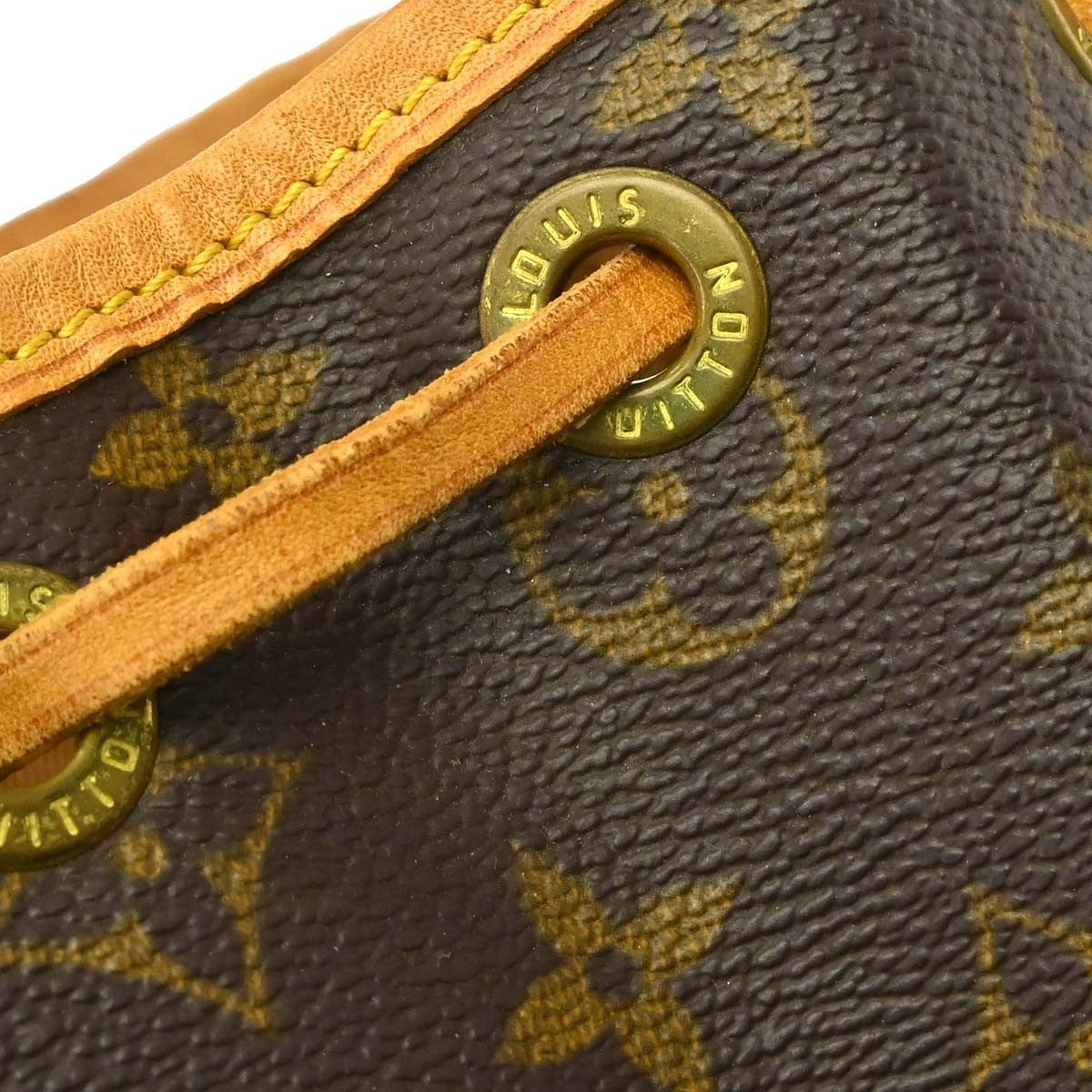 Louis Vuitton Vintage Montsouris Monogram Canvas, Brown, Canvas, Backpack