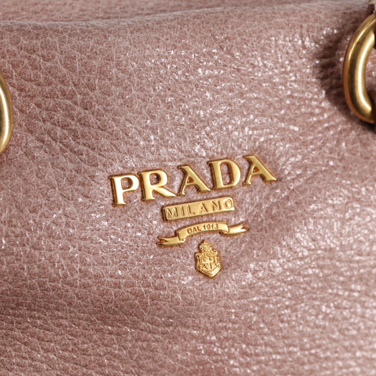 Prada Vitello, Pink, Leather, handbag