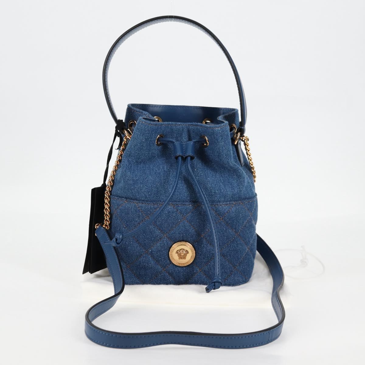 Versace Medusa, Blue, Denim - Jeans, handbag