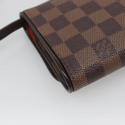 Louis Vuitton Twin, Brown, Canvas, shoulder