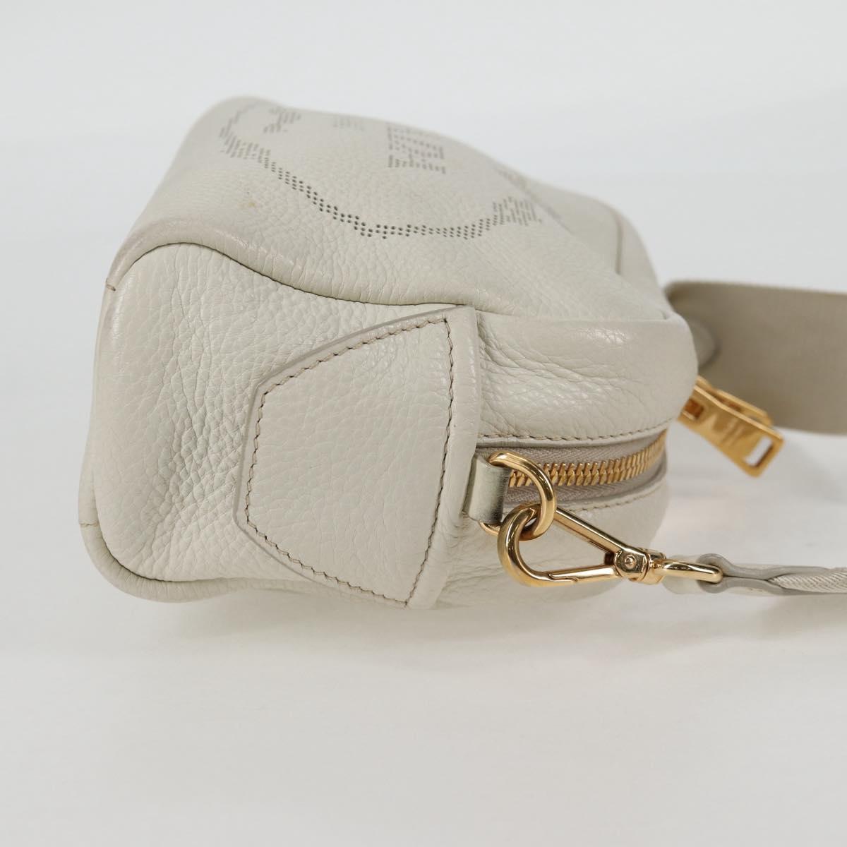 Prada Camera, White, Leather, shoulder