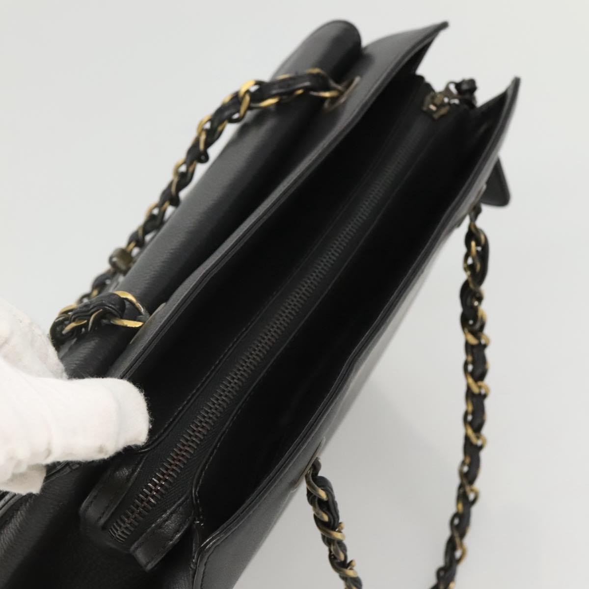 Chanel, Black, Leather, handbag