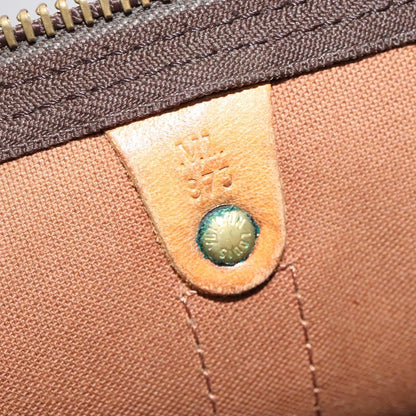 Louis Vuitton Keepall 55, Brown, Canvas, travel