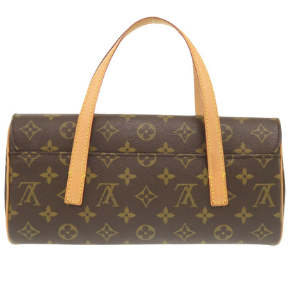 Louis Vuitton Sonatine, Brown, Canvas, handbag