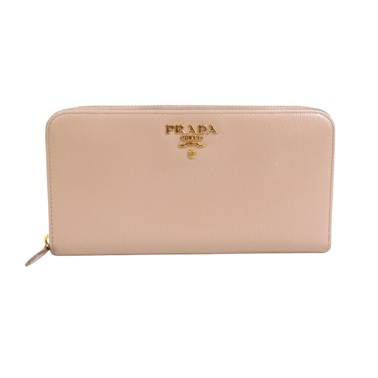 Prada Saffiano, Pink, Leather, wallet