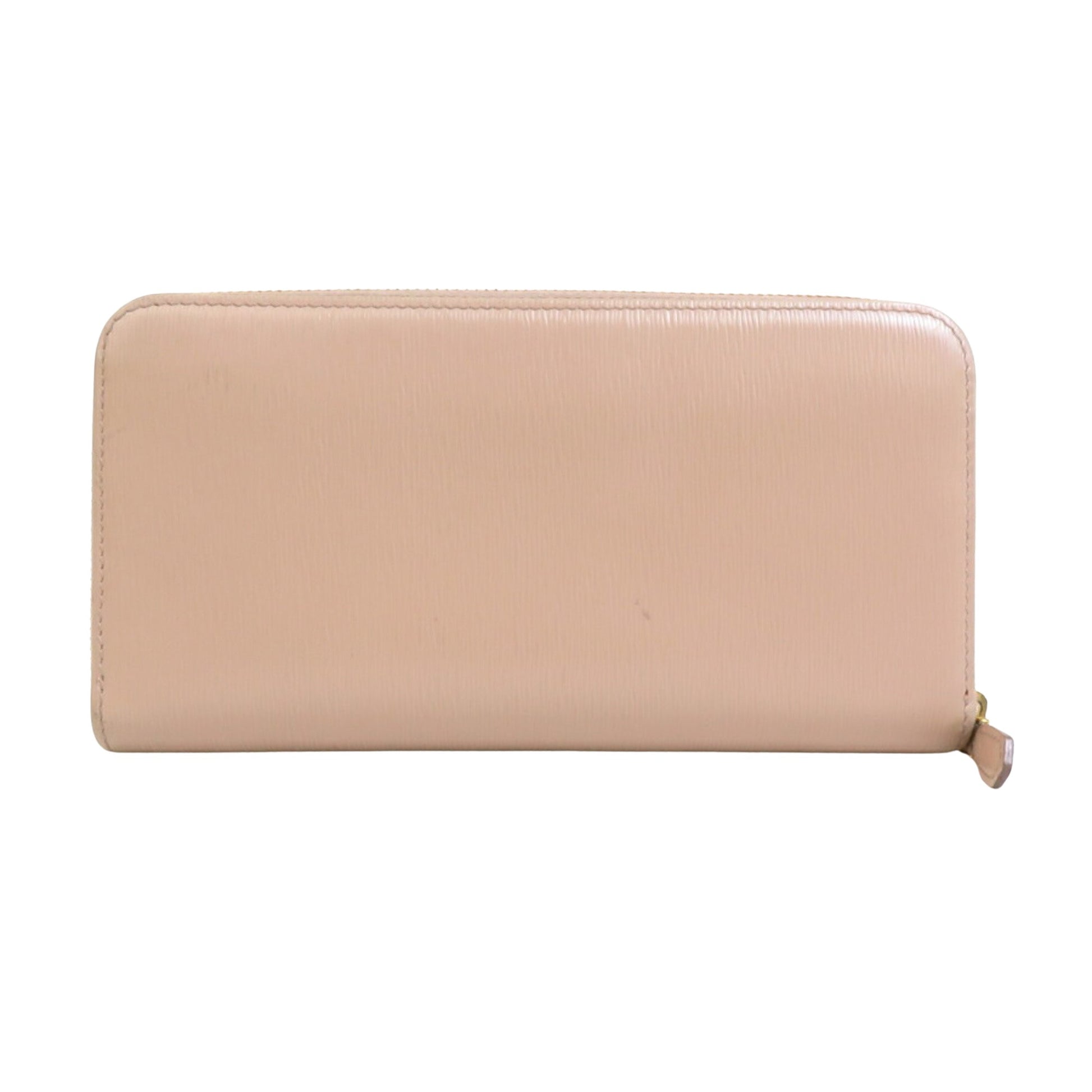 Prada Saffiano, Pink, Leather, wallet