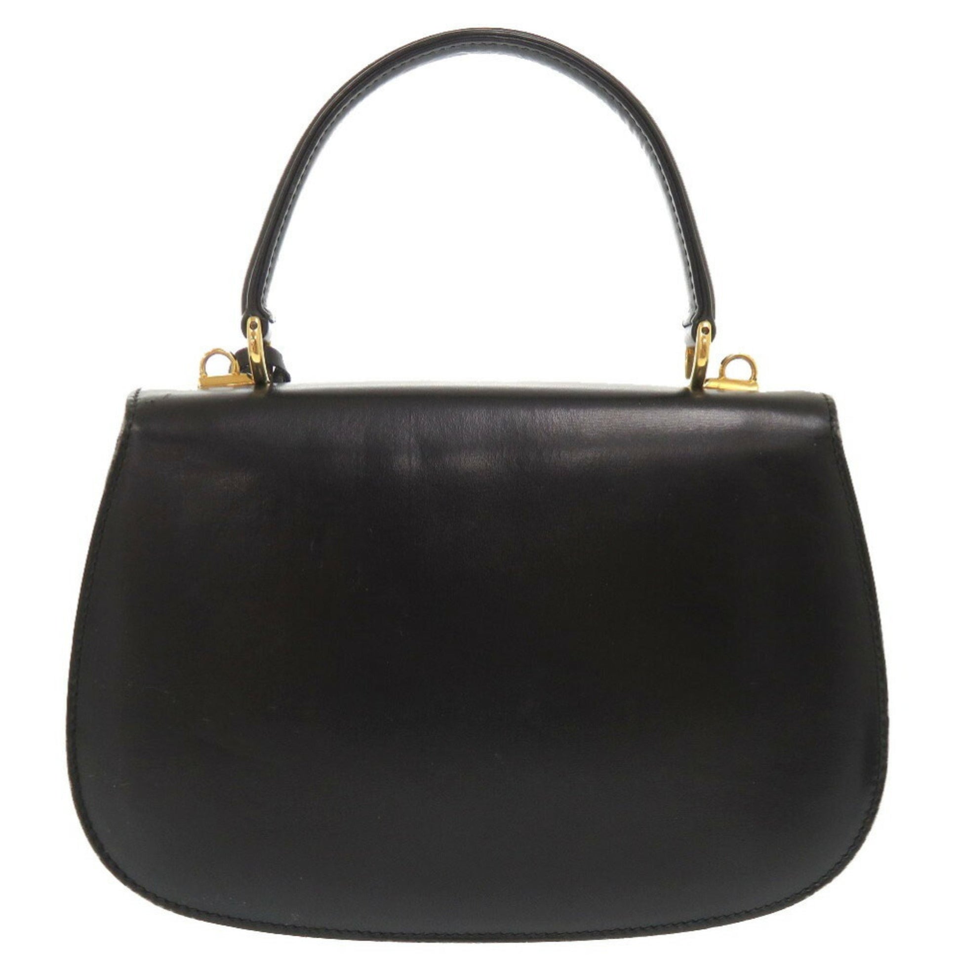 Gucci Lady Lock, Black, Leather, handbag