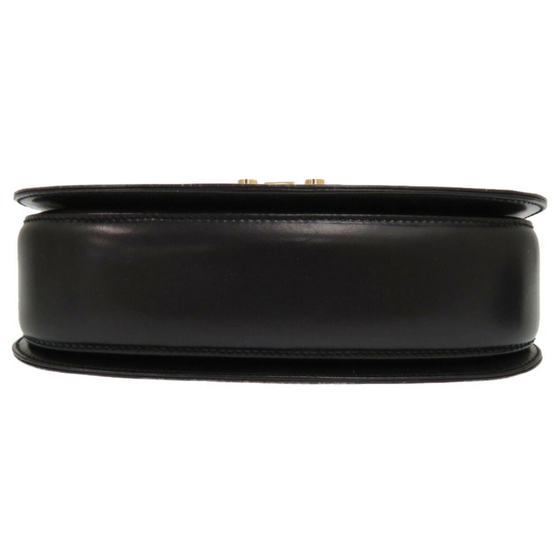 Gucci Lady Lock, Black, Leather, handbag