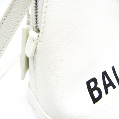 Balenciaga Ville Top Handle, White, Leather, handbag