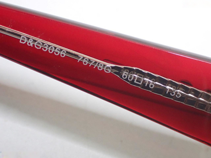 Dolce & Gabbana welcome glasses plastique rouge, Red, Plastic, Sunglasses