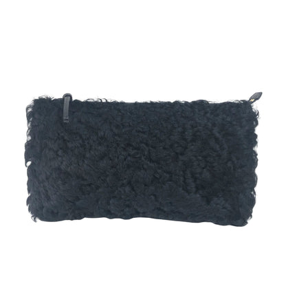 Balenciaga, Black, Leather, clutch